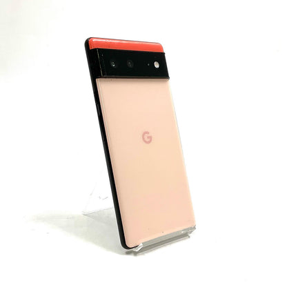 【全額返金保証】【最速発送】Google Pixel 6 128GB Kinda Coral au SIMフリー 白ロム 動作確認済