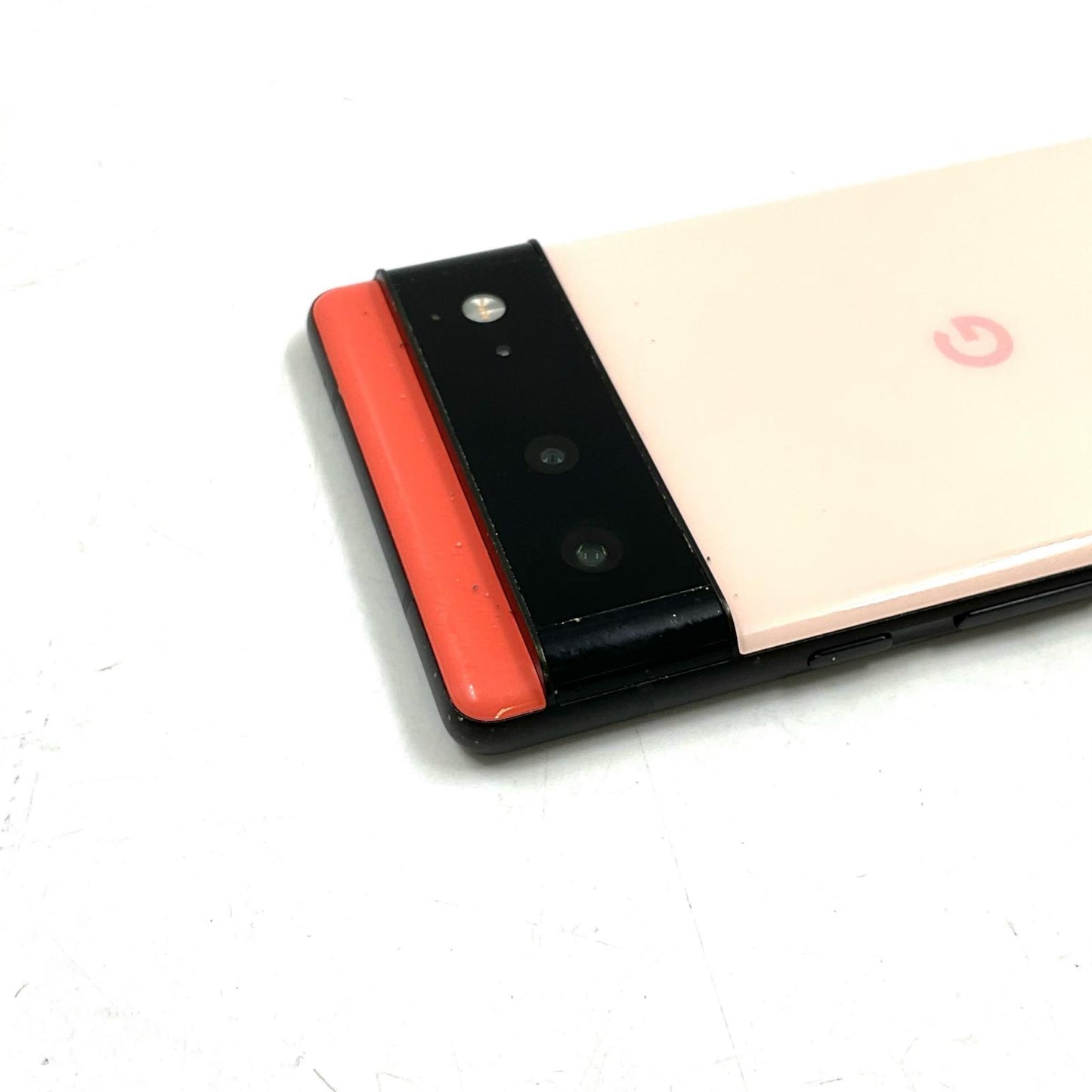 【全額返金保証】【最速発送】Google Pixel 6 128GB Kinda Coral au SIMフリー 白ロム 動作確認済