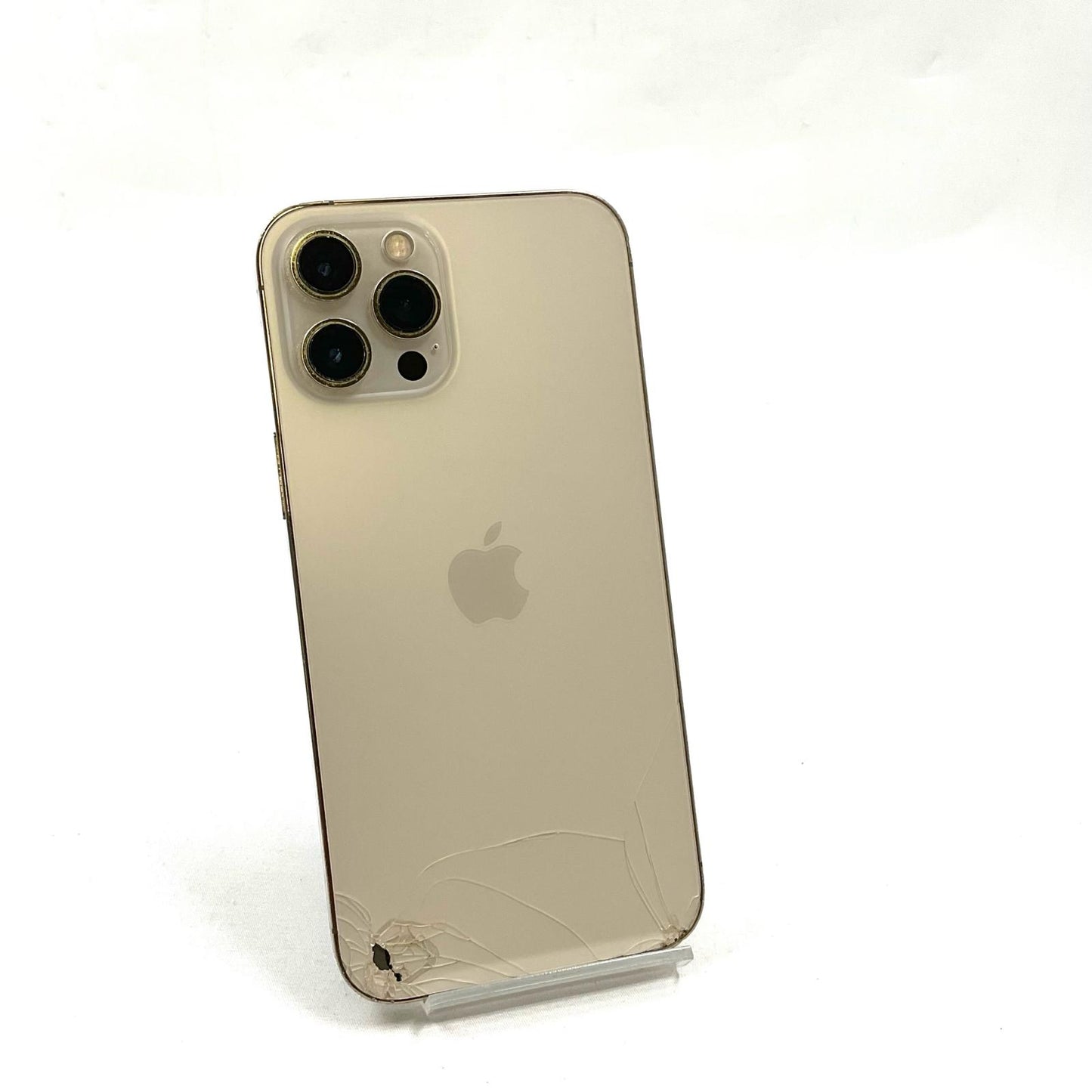 【最速発送】Apple iPhone iPhone 12 Pro Max 256GB ゴールド au SIMフリー 白ロム【難有】 73%