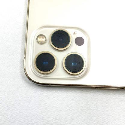 【最速発送】Apple iPhone iPhone 12 Pro Max 256GB ゴールド au SIMフリー 白ロム【難有】 73%