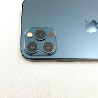 【全額返金保証】【最速発送】Apple iPhone iPhone 12 Pro 256GB パシフィックブルー Softbank SIMフリー 白ロム 動作確認済 79%