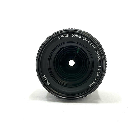 【全額返金保証】【最速発送】Canon EF-S18-55mm F4-5.6 IS STM 美品 動作確認済