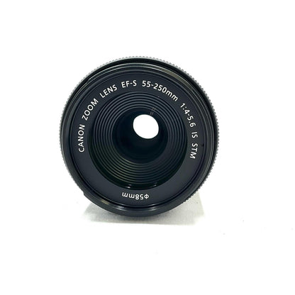 【全額返金保証】【最速発送】Canon EF-S55-250mm F4-5.6 IS STM 美品 動作確認済