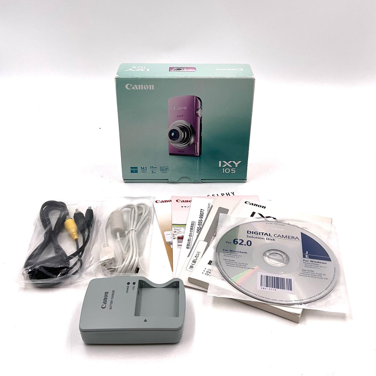 【全額返金保証】【最速発送】Canon コンパクトデジタルカメラ IXY 10S ピンク 美品 動作確認済