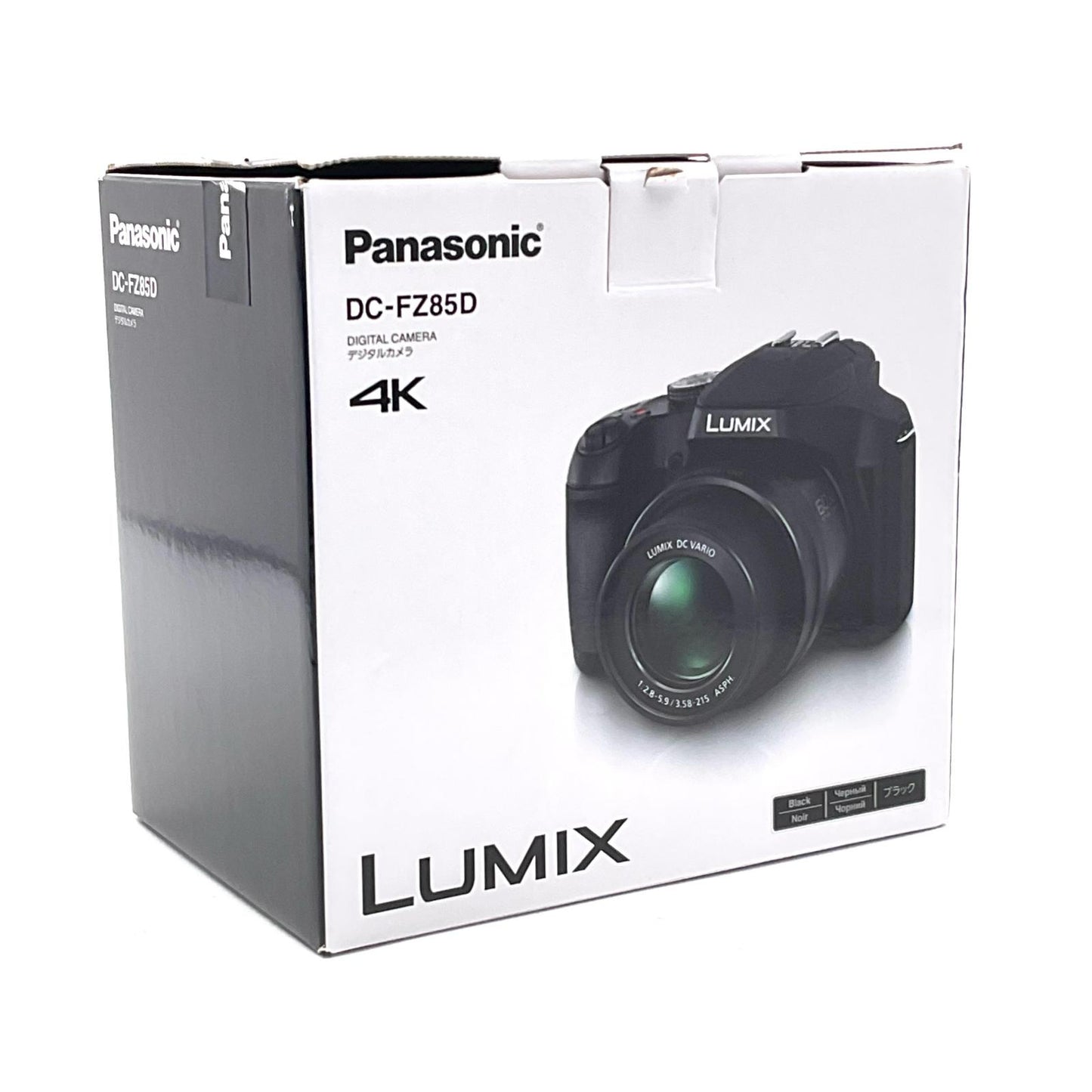 【全額返金保証】【最速発送】Panasonic コンパクトデジタルカメラ LUMIX DC-FZ85D ブラック 美品 動作確認済