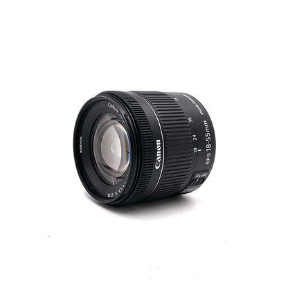 【全額返金保証】【最速発送】Canon EF-S18-55mm F4-5.6 IS STM 美品 動作確認済
