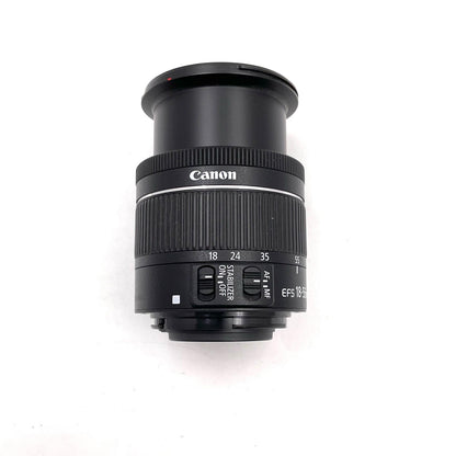 【全額返金保証】【最速発送】Canon EF-S18-55mm F4-5.6 IS STM 美品 動作確認済