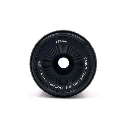 【全額返金保証】【最速発送】Canon EF-S55-250mm F4-5.6 IS STM 美品 動作確認済