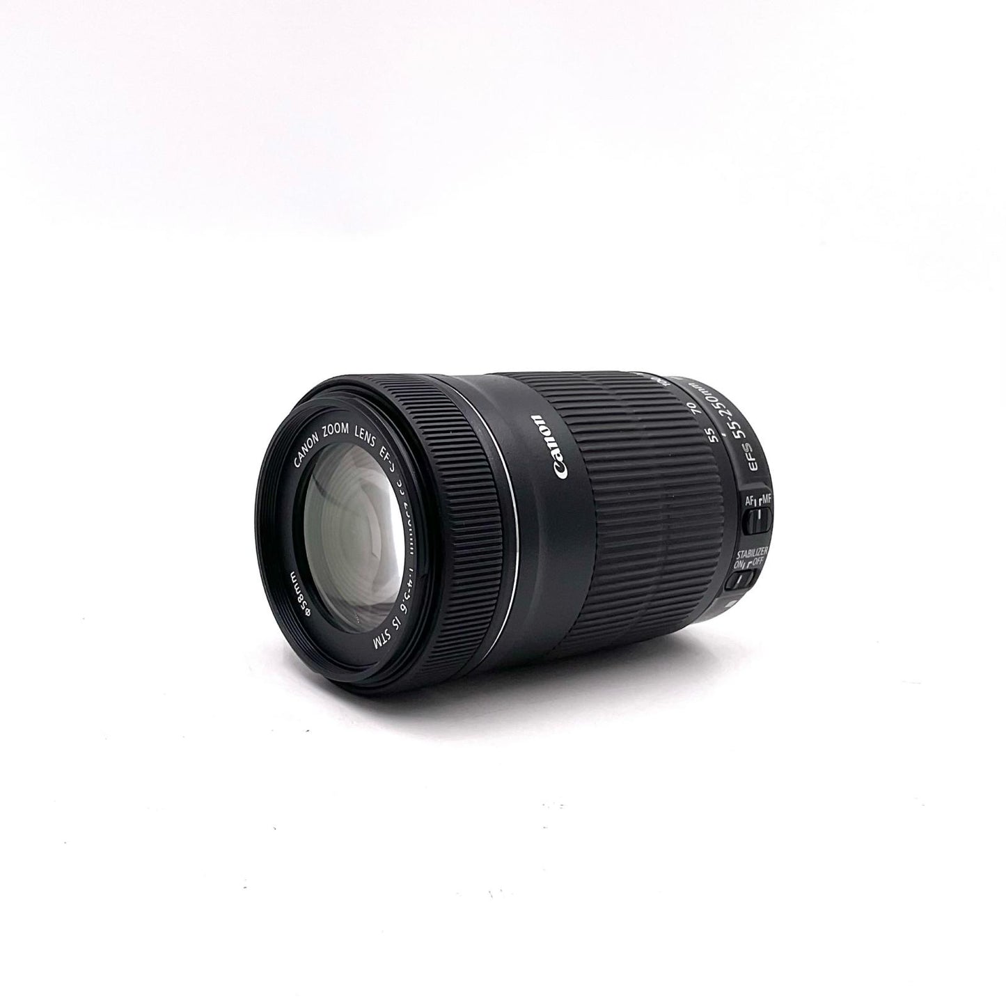 【全額返金保証】【最速発送】Canon EF-S55-250mm F4-5.6 IS STM 美品 動作確認済