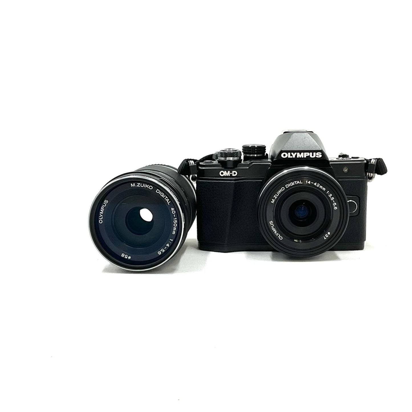 【全額返金保証】【最速発送】OLYMPUS デジタル一眼 OM-D E-M10 Mark II EZダブルズームキット [ブラック] 美品 動作確認済