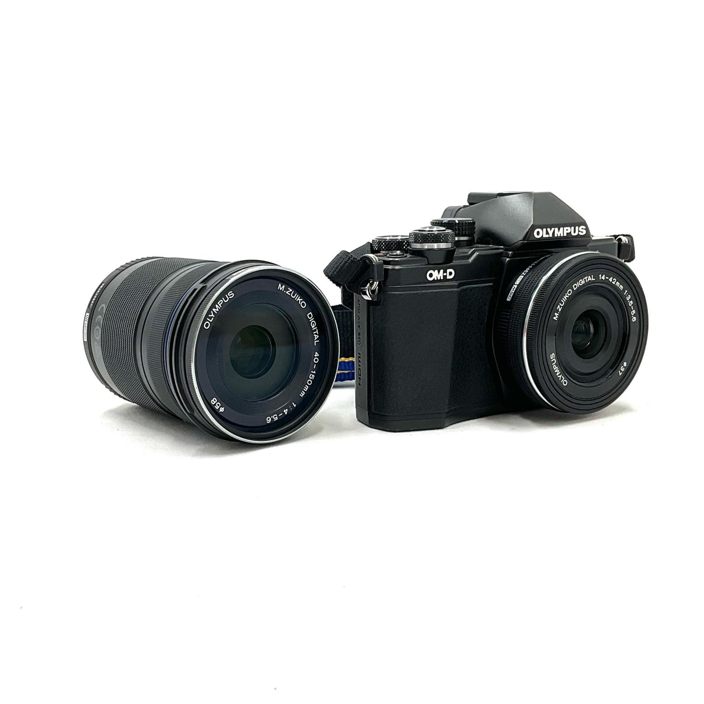 【全額返金保証】【最速発送】OLYMPUS デジタル一眼 OM-D E-M10 Mark II EZダブルズームキット [ブラック] 美品 動作確認済