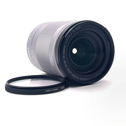 【全額返金保証】【最速発送】Canon EF-M18-150mm F3.5-6.3 IS STM シルバー 美品 動作確認済
