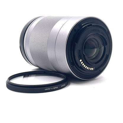 【全額返金保証】【最速発送】Canon EF-M18-150mm F3.5-6.3 IS STM シルバー 美品 動作確認済
