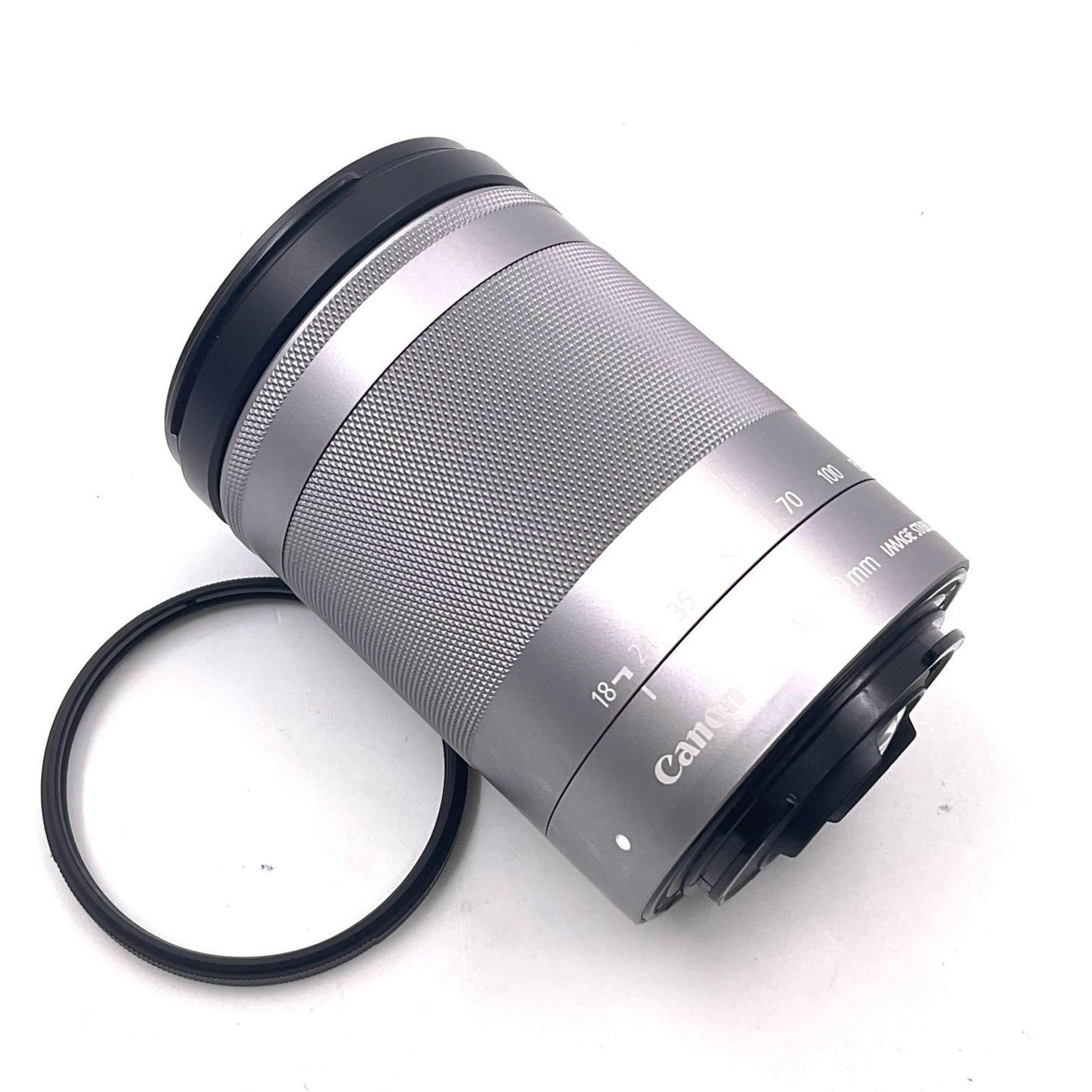 【全額返金保証】【最速発送】Canon EF-M18-150mm F3.5-6.3 IS STM シルバー 美品 動作確認済