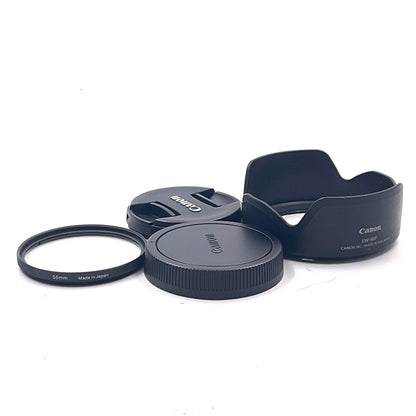 【全額返金保証】【最速発送】Canon EF-M18-150mm F3.5-6.3 IS STM シルバー 美品 動作確認済