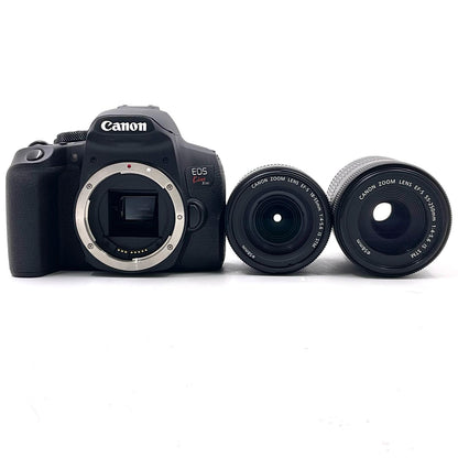 【全額返金保証】【最速発送】Canon デジタル一眼 EOS Kiss X10i ダブルズームキット ブラック 美品 動作確認済