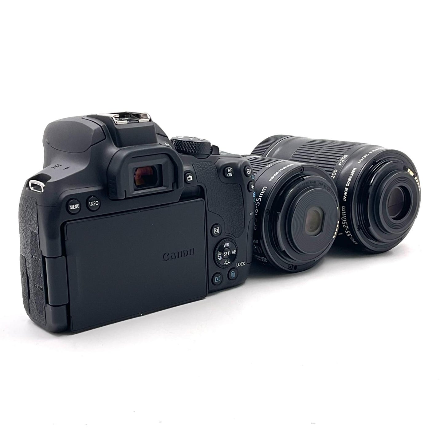 【全額返金保証】【最速発送】Canon デジタル一眼 EOS Kiss X10i ダブルズームキット ブラック 美品 動作確認済