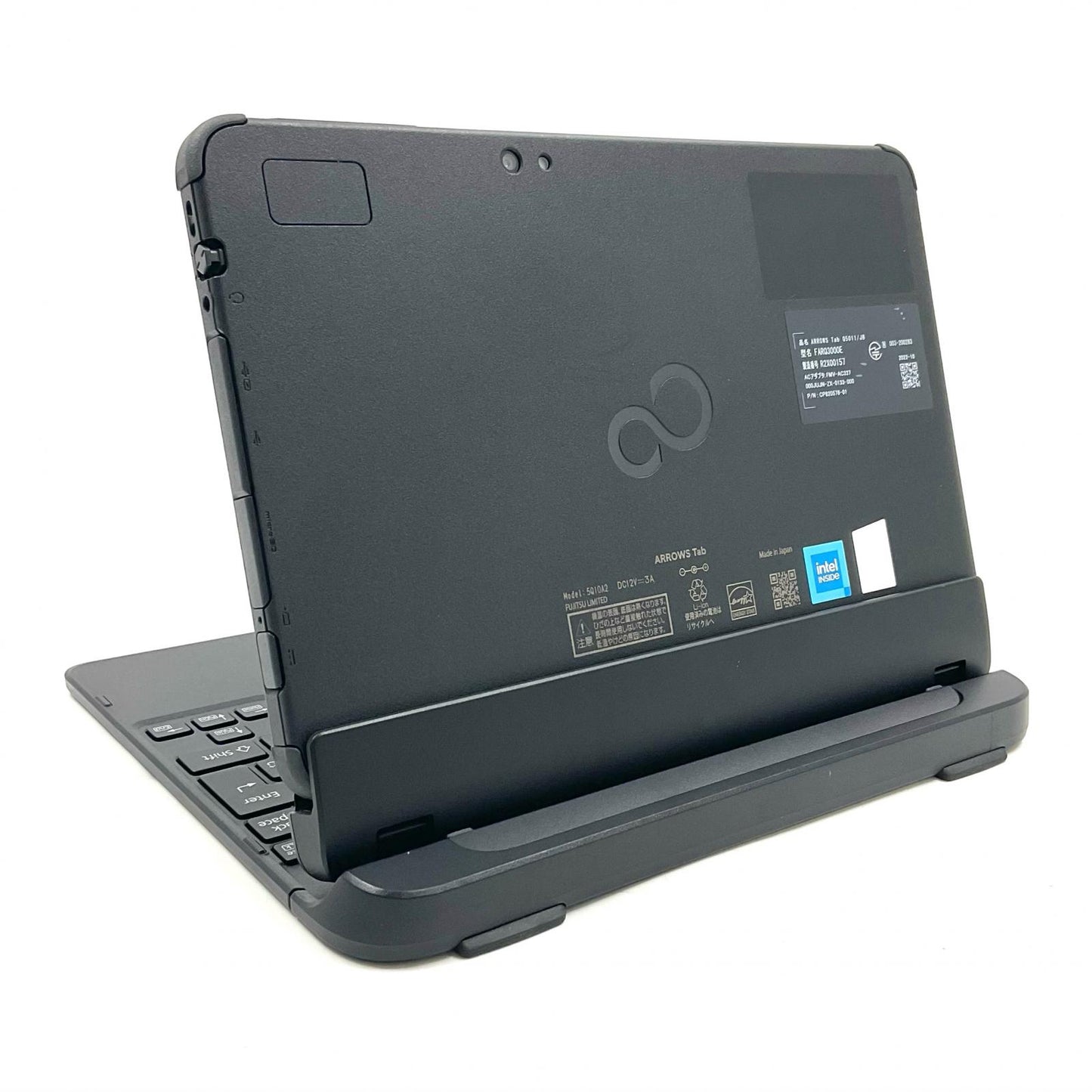 【全額返金保証】【最速発送】FUJITSU ARROWS Tab Q5011/JB FARQ3000E Celeron N4500 4GB eMMC 64GB 91.6% 美品 動作確認済