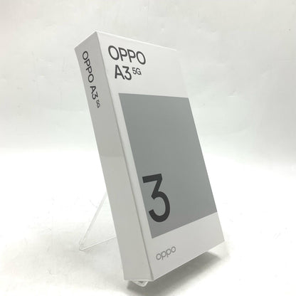 【全額返金保証】【最速発送】OPPO A 3 5G 128GB ブラック Y!mobile A402OP 白ロム 新品未開封 即納OK