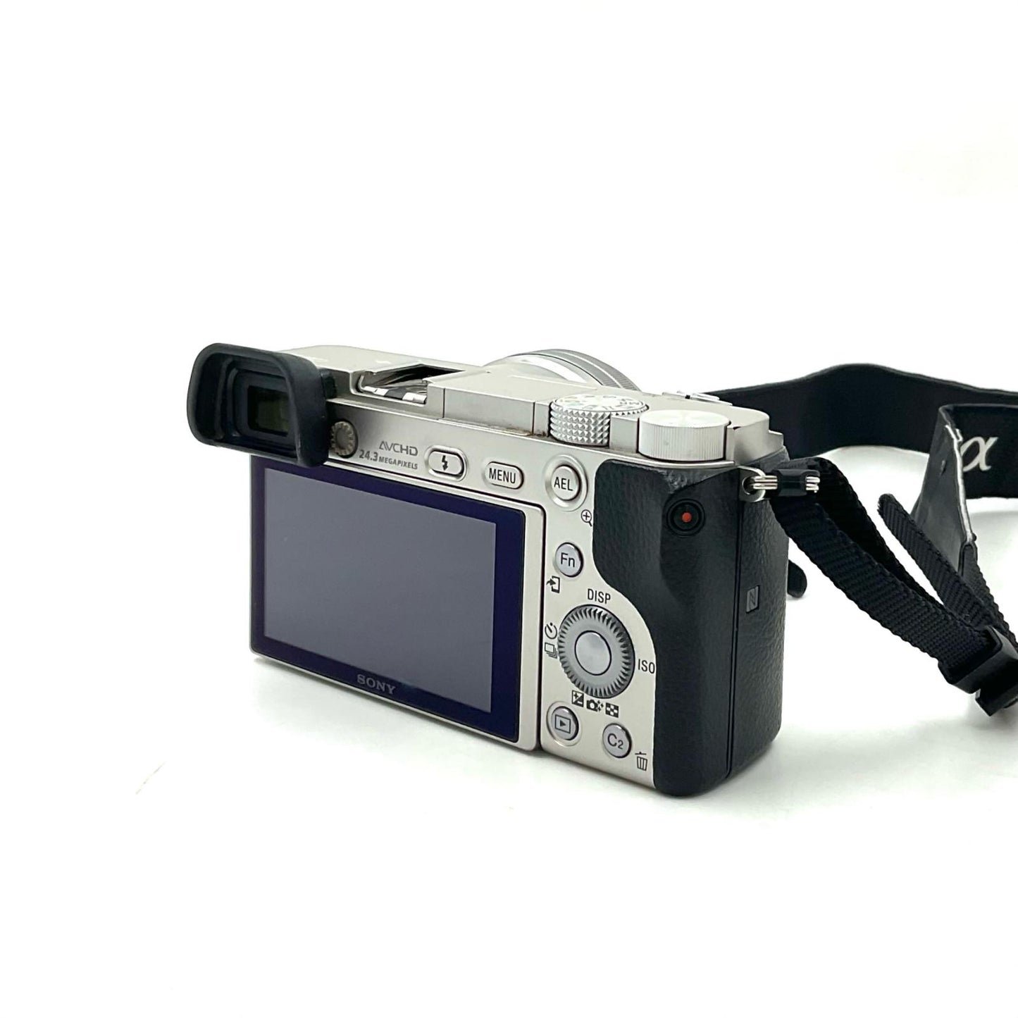 【全額返金保証】【最速発送】Sony デジタル一眼 α6000 ILCE-6000L パワーズームレンズキット シルバー 美品 動作確認済