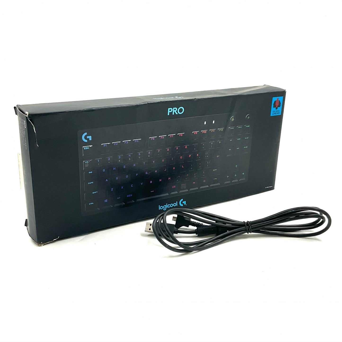 【全額返金保証】【最速発送】Logicool PRO Gaming Keyboard G-PKB-002LN 動作確認済