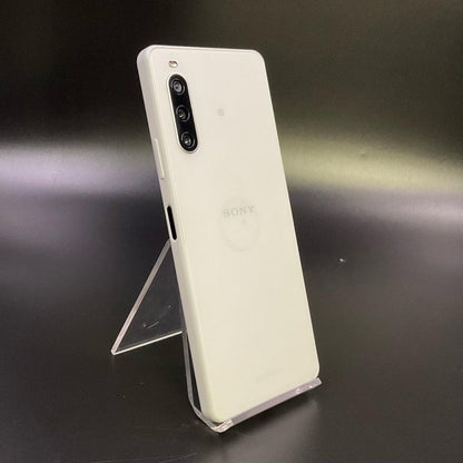 【最速発送】Sony Xperia 10IV 128GB ホワイト 楽天モバイル SIMフリー XQ-CC44 白ロム【難有】
