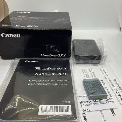 【全額返金保証】【最速発送】Canon コンパクトデジタルカメラ PowerShot G7 X 美品 動作確認済