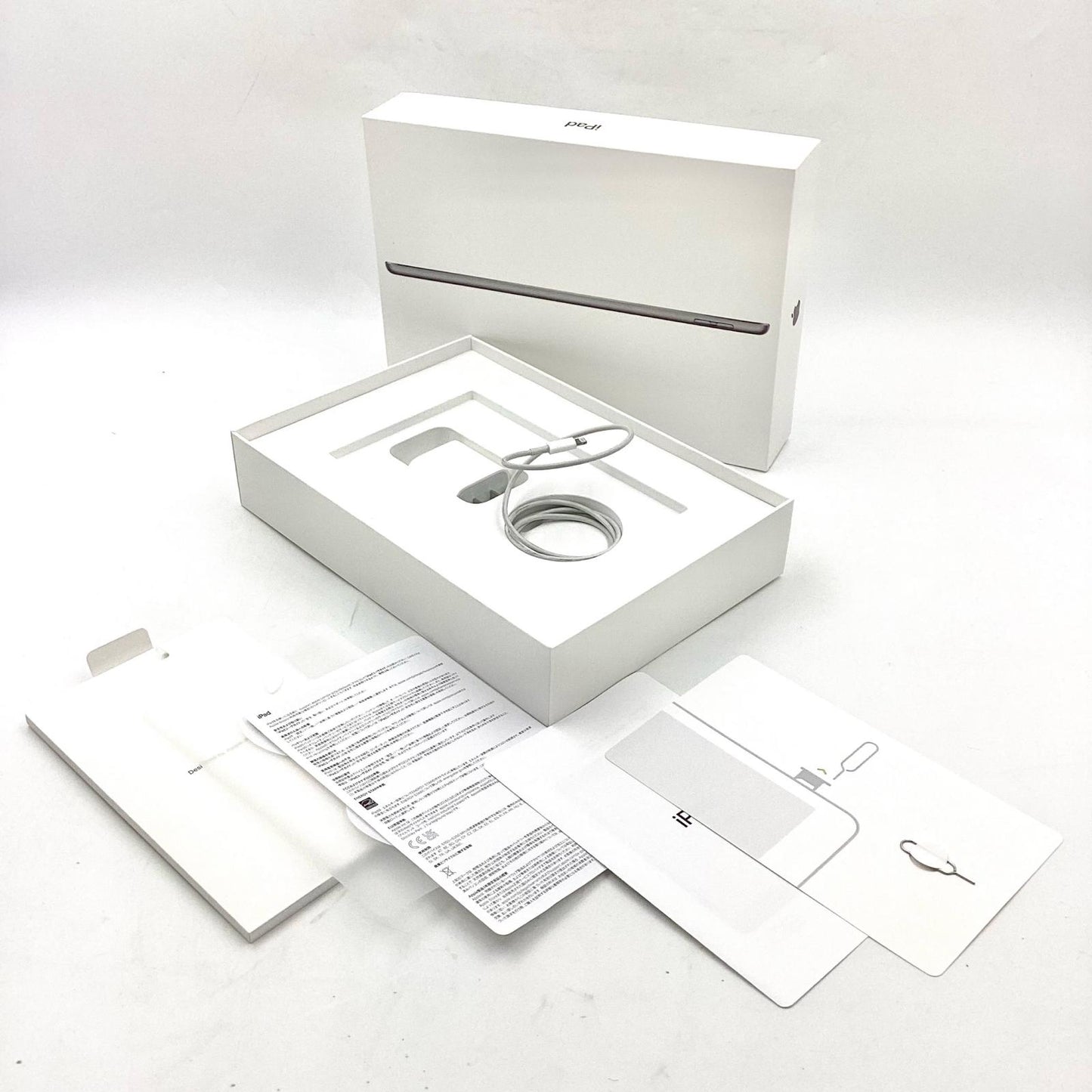 【全額返金保証】【最速発送】Apple iPad iPad 10.2インチ 第9世代 64GB スペースグレイ WiFi+Cellular Softbank 白ロム 美品 動作確認済
