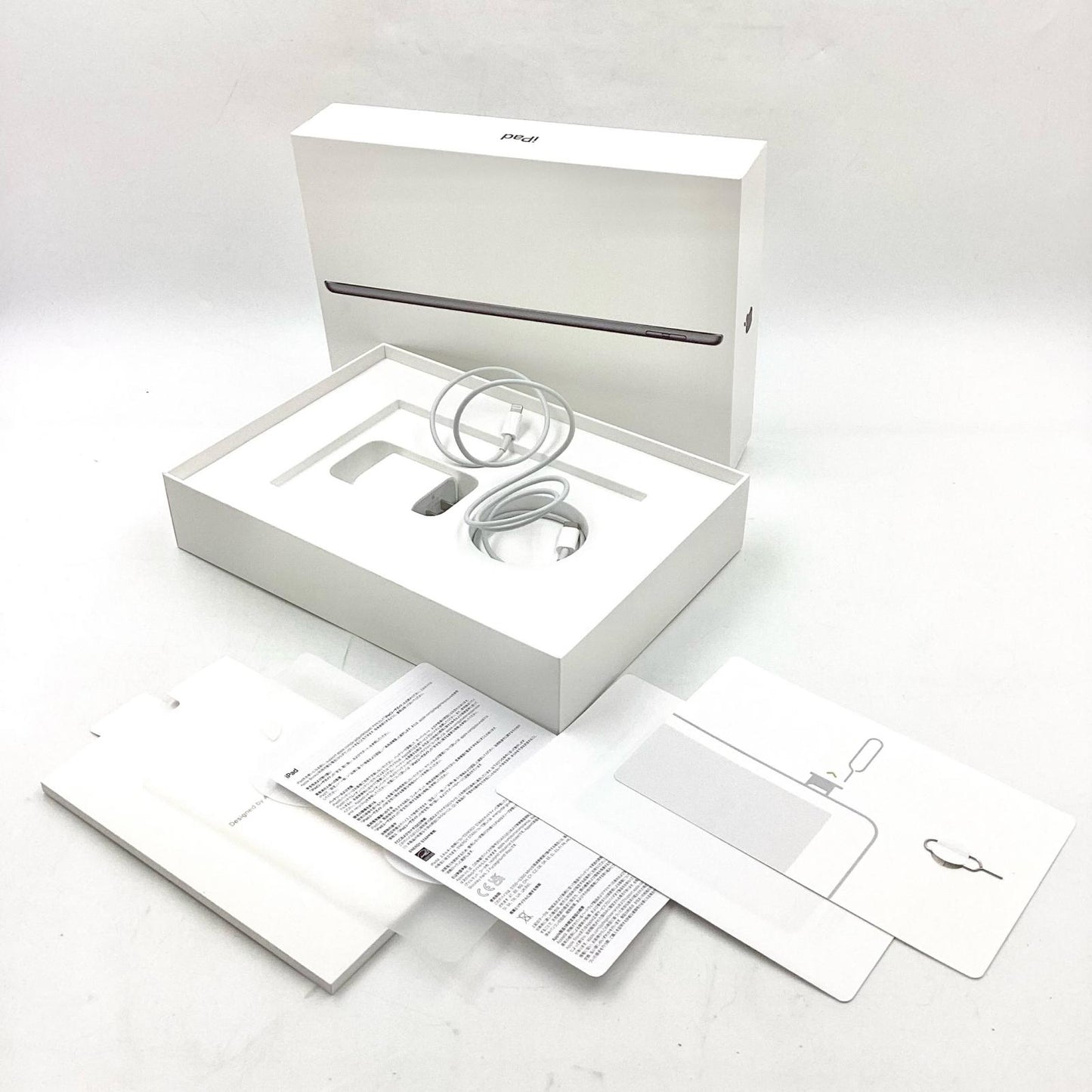 【全額返金保証】【最速発送】Apple iPad iPad 10.2インチ 第9世代 64GB スペースグレイ WiFi+Cellular Softbank 白ロム 美品 動作確認済