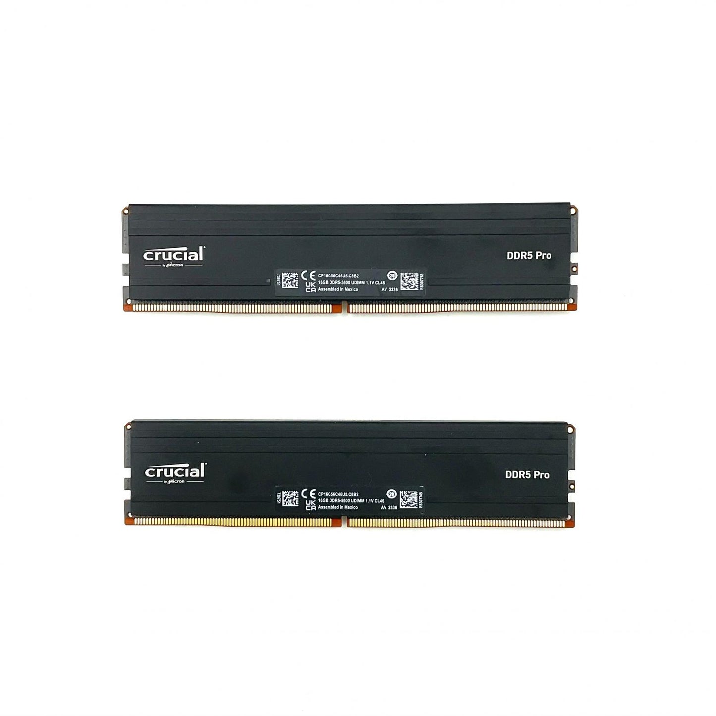 【全額返金保証】【最速発送】Crucial Pro メモリ Crucial Pro 32GB Kit (16GBx2) DDR5-5600 UDIMM 美品 動作確認済