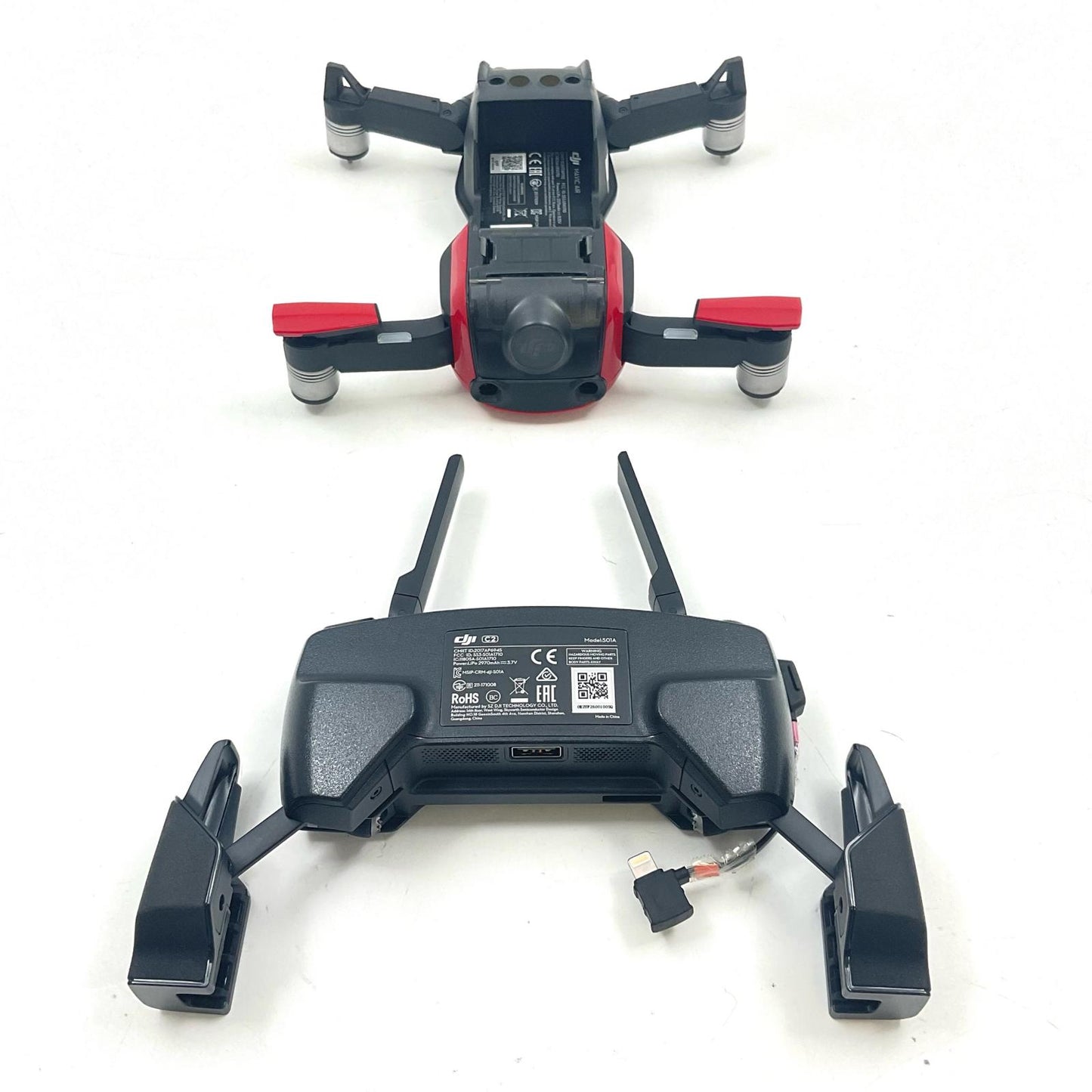 【全額返金保証】【最速発送】DJI Mavic Air Fly More コンボ [フレイムレッド] 美品 動作確認済