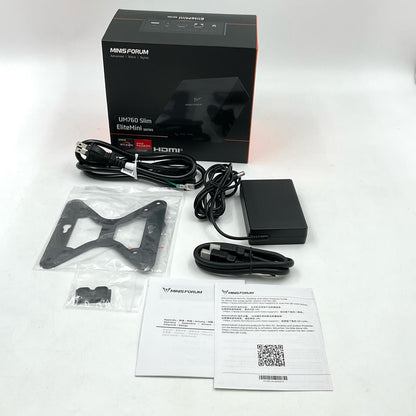 【全額返金保証】【最速発送】MINISFORUM miniデスクトップpc UM760 Slim AMD Ryzen 5 7640HS 16GB M.2 SSD 1TB 動作確認済