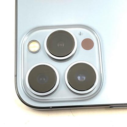 【全額返金保証】【最速発送】Apple iPhone iPhone 13 Pro Max 256GB シエラブルー docomo 白ロム 動作確認済 77%