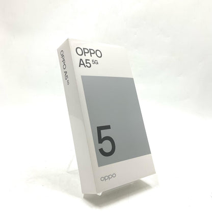 【全額返金保証】【最速発送】OPPO A 5 5G 128GB ホワイト au OPG06 白ロム 新品未開封 即納OK
