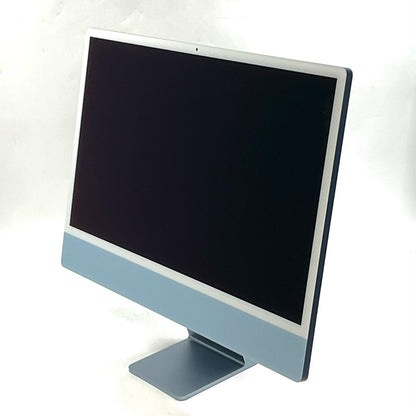 【全額返金保証】【最速発送】Apple iMac 24インチ M3 8コア 8GB SSD 512GB ブルー 美品 動作確認済