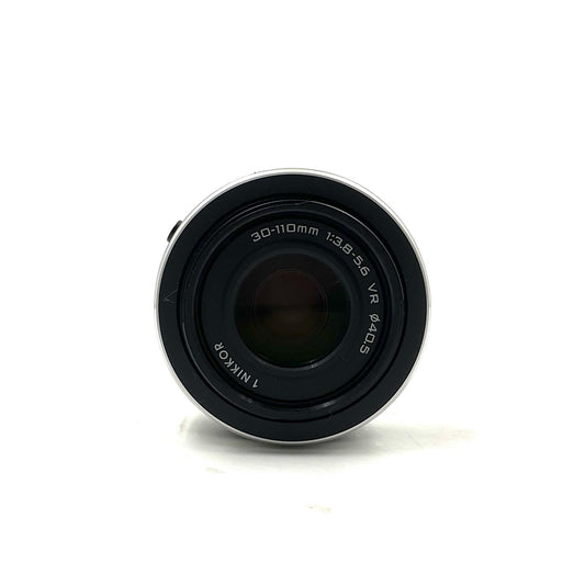 【全額返金保証】【最速発送】Nikon 1 NIKKOR VR 30-110mm f/3.8-5.6 [シルバー] 美品 動作確認済