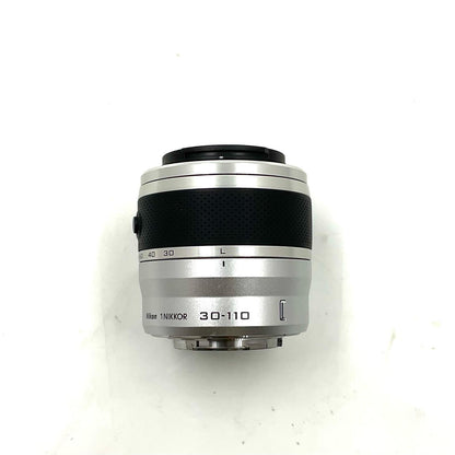 【全額返金保証】【最速発送】Nikon 1 NIKKOR VR 30-110mm f/3.8-5.6 [シルバー] 美品 動作確認済