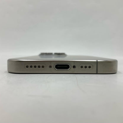 【全額返金保証】【最速発送】Apple iPhone iPhone 15 Pro 128GB ナチュラルチタニウム SIMフリー 白ロム 動作確認済 77%