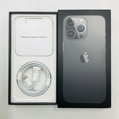 【全額返金保証】【最速発送】Apple iPhone iPhone 13 Pro 128GB グラファイト docomo 白ロム 動作確認済 74%