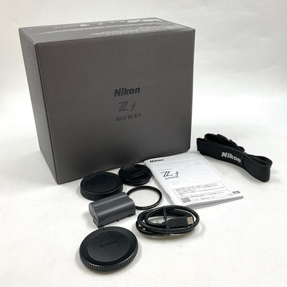 【全額返金保証】【最速発送】Nikon デジタル一眼 Z f 40mm f/2(SE)レンズキット ブラック 美品 動作確認済
