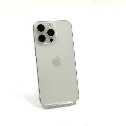【全額返金保証】【最速発送】Apple iPhone iPhone 15 Pro Max 512GB ホワイトチタニウム au SIMフリー 美品 動作確認済 86%
