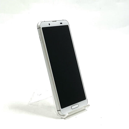 【全額返金保証】【最速発送】SHARP AQUOS sense3 64GB シルバーホワイト SIMフリー SH-M12 白ロム 美品 動作確認済