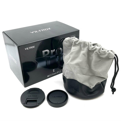 【全額返金保証】【最速発送】VILTROX AF 27mm F1.2 PRO E [ソニーE用] 超美品 動作確認済