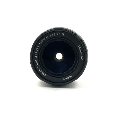 【全額返金保証】【最速発送】Canon EF-S18-55mm F3.5-5.6 IS 美品 動作確認済