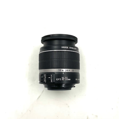 【全額返金保証】【最速発送】Canon EF-S18-55mm F3.5-5.6 IS 美品 動作確認済