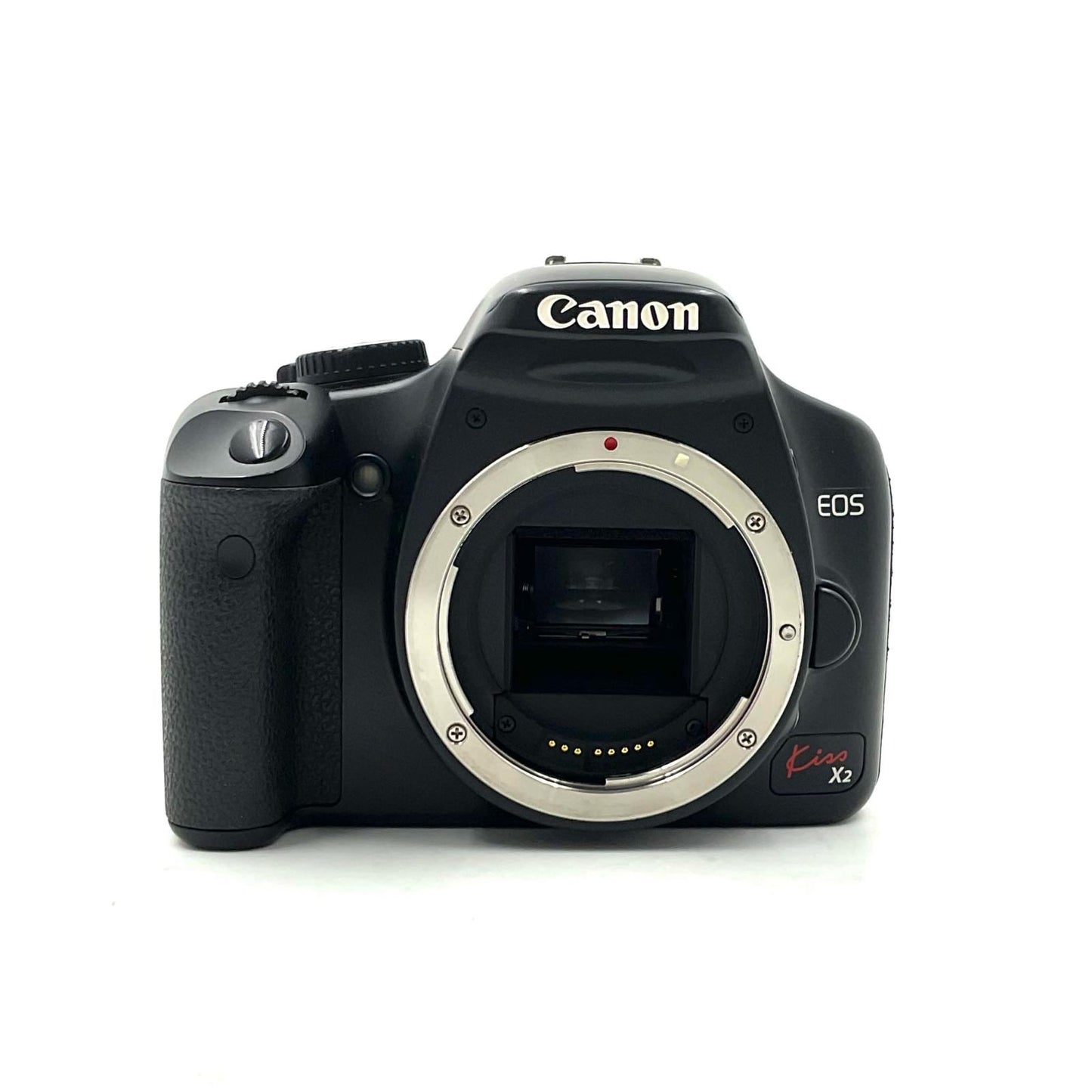 【全額返金保証】【最速発送】Canon デジタル一眼 EOS KISS X2 ブラック 美品 動作確認済