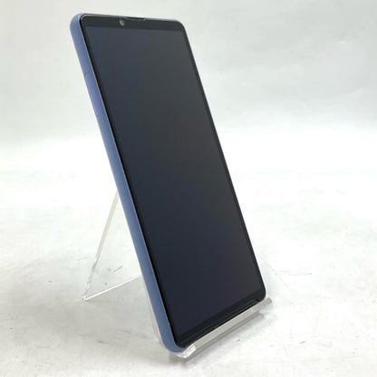 【全額返金保証】【最速発送】Sony Xperia 10 III 128GB ブルー docomo SO-52B 白ロム 美品 動作確認済