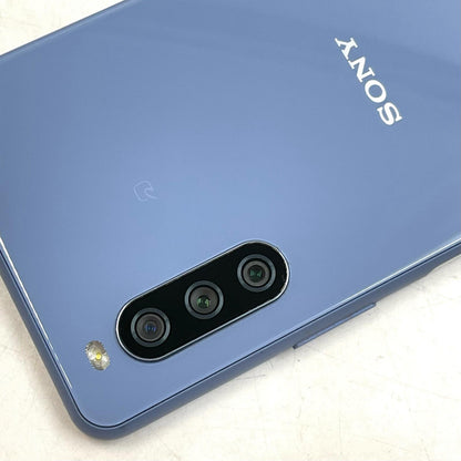 【全額返金保証】【最速発送】Sony Xperia 10 III 128GB ブルー docomo SO-52B 白ロム 美品 動作確認済