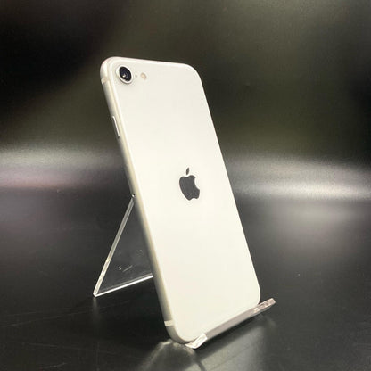 【全額返金保証】【最速発送】Apple iPhone iPhone SE（第2世代） 64GB ホワイト au 白ロム 動作確認済 76%