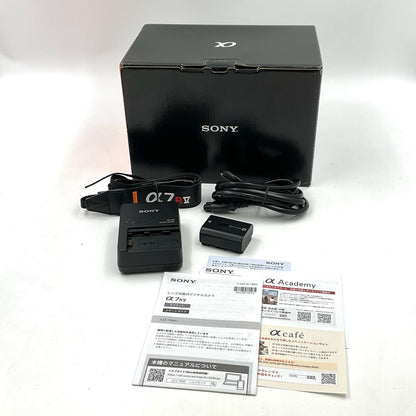 【全額返金保証】【最速発送】Sony デジタル一眼 α7R V ILCE-7RM5 ボディ ブラック 美品 動作確認済